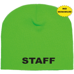 Staff Embroidered Skull Cap 